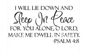 5pcs/lot Sleep In Peace Bible Verse Decor vinyl wall decal quote ...