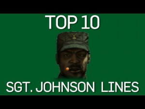 The Top 10 Sgt. Johnson Lines Video Clip