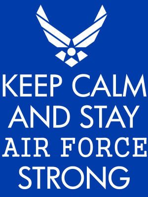 Free Air Force Keep Calm poster printable