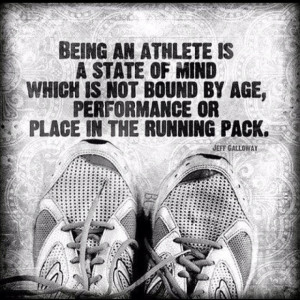 Being an athlete