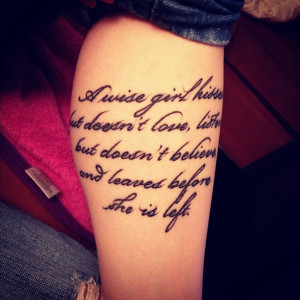 25+ Lovely Tattoo Quotes
