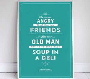 Cop This: Seinfeld Food Quote Prints on Etsy