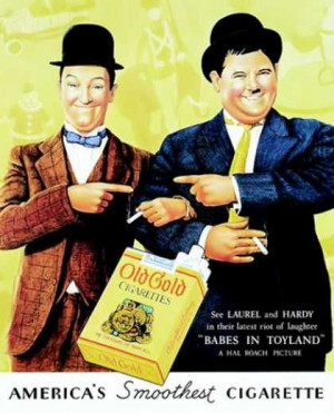 Old Gold – Modelos: Stan Laurel & Oliver Hardy