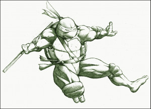 donatello turtle colouring pages (page 2)