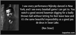 More Rex Stout Quotes