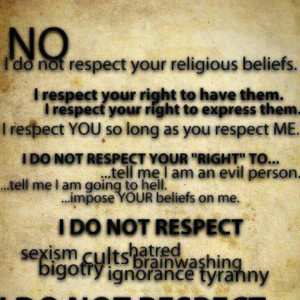 Respect religion