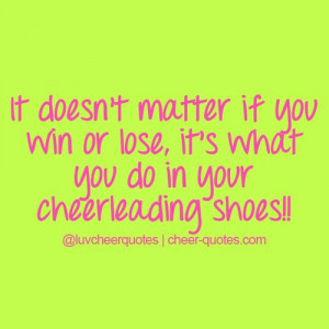 Cheer quotes .