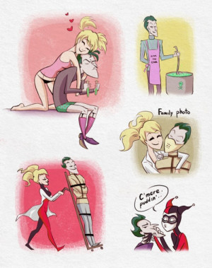love Harley Quinn and Joker. So cuteHarley Quinn And Jokers, Jokers ...