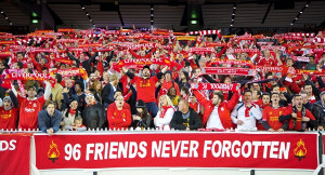 MELBOURNE, AUSTRALIA - Wednesday, July 24, 2013: Liverpool supporters ...