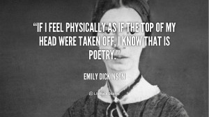 Emily Dickinson Quotes About Poetry