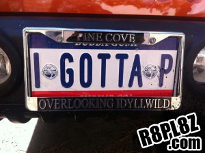 gotta-p-funny-license-plate