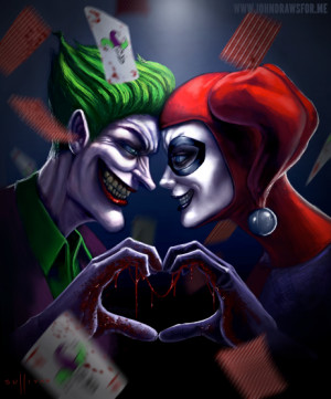 Joker and Harley Quinn by Sullyman