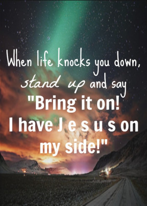 when life knocks you down quote