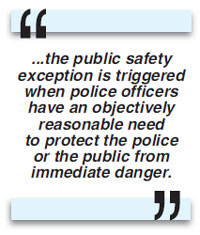 Boston Marathon Bomber, Miranda Warnings and the Public Safety ...