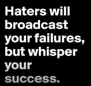 Haters Quotes