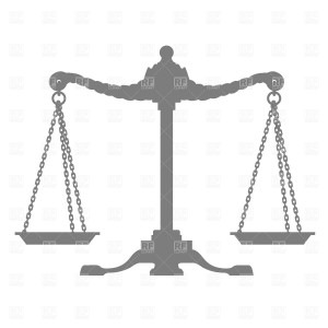 Golden scales of justice, Objects, download Royalty-free vector ...