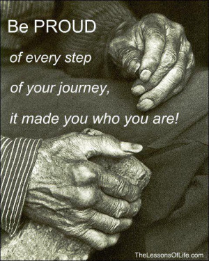 AND DONT BE ASHAMED OF YOURSELF