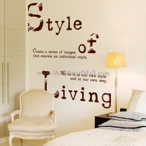 ... yellow quote vinyl fall wall sticker quote bonheur quote wall decals