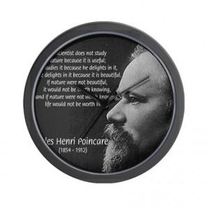 Gifts > Living Room > Jules Henri Poincare Science Wall Clock