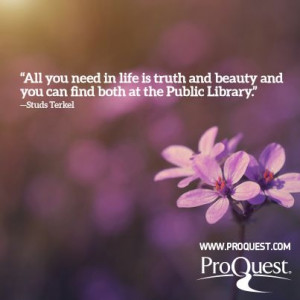 Quote about public libraries.