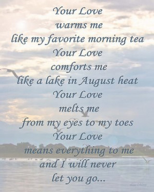 Sweet love poems your boyfriend