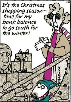 Maxine and Christmas Shopping