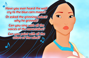 Pocahontas Colors of the Wind Lyrics
