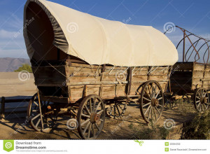 Old West Covered Wagon