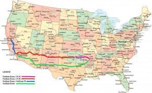 US Highway Route Map