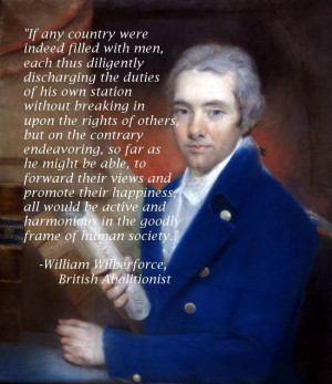 William Wilberforce, British Abolitionist