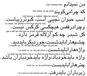 Farsi Love Quotes In English: Persian Poem I Don't Know By Sohrab ...