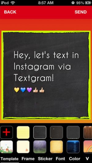 hey let s text in instagram via textgram