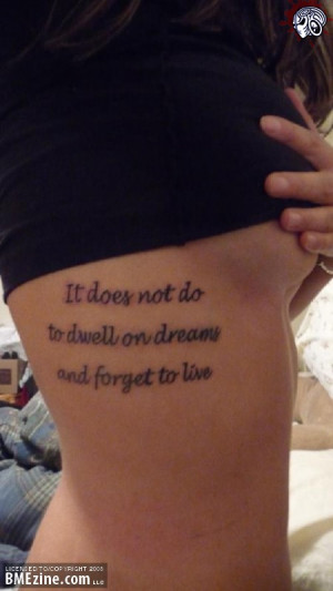 Love Laugh Live Quote Tattoo On Arm