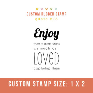 Rubber Stamp- Quote #15