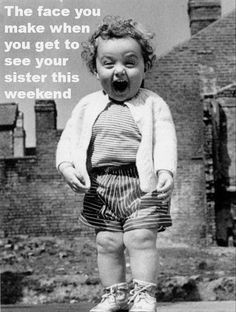 the face I make when my sister is coming over :) #sister #funny More
