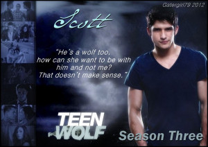 Teen Wolf - Scott - He's a wolf too by Gatergirl79