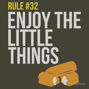 Zombie Survival Guide - Rule #32 - Enjoy the Little Things