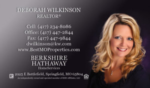 ... any photo or headshot you wish to be included on your business card