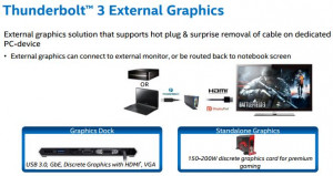 Intel says Thunderbolt 3 will bring external graphics to laptops