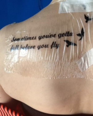 Tattoo quote | Tattoo Ideas Central I love how many people get this ...