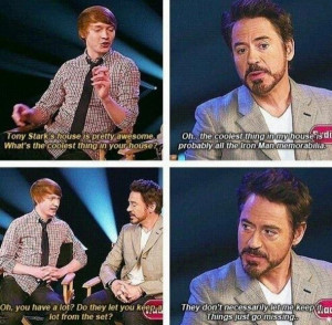 Funny quote from Robert Downey Jr