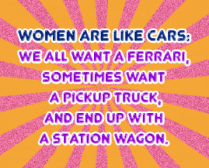 Funny: Women are like Cars…