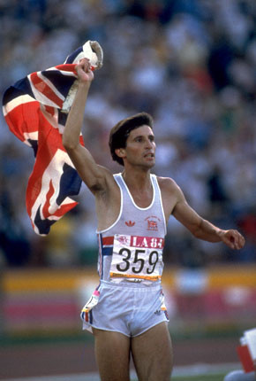 1984, Games of the XXIII Olympiad. Men's athletics: Sebastian COE ...