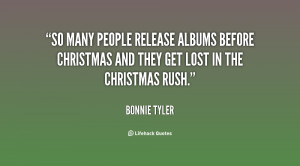 So many people release albums before Christmas and they get lost in ...