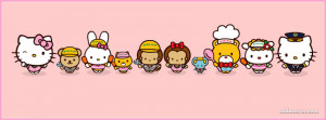 Hello Kitty and friends Facebook Cover