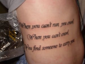 My Favourite Firefly Quote on Right Side of Torso