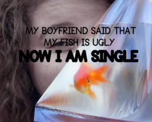 ... curly hair, fish, funny, funy, girl, gold fish, love, lover, quote