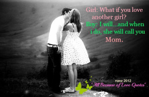 All Because Of Love Quotes