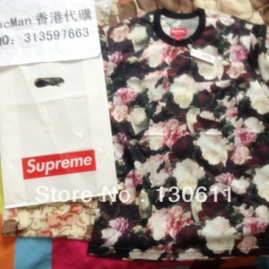 Best version free shopping bag Hot flower painting Supreme 2013 Power