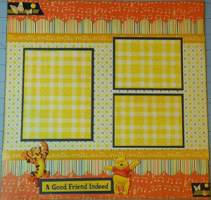 Disney's Winnie the Pooh and Tigger A Good Friend by 2ScrappyGals